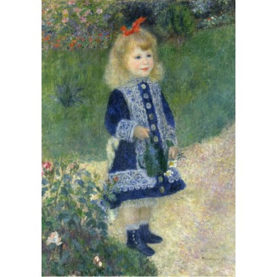 Puzzle Grafika-F-32871 Auguste Renoir : A Girl with a Watering Can, 1876