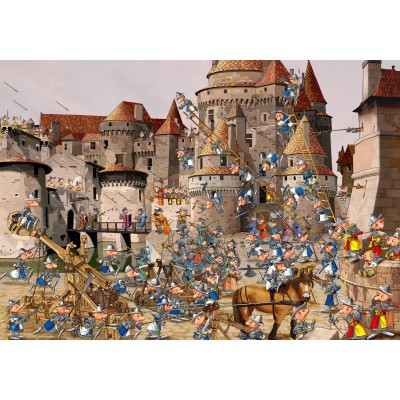 Puzzle Grafika-F-32961 François Ruyer - Attack of the Castle