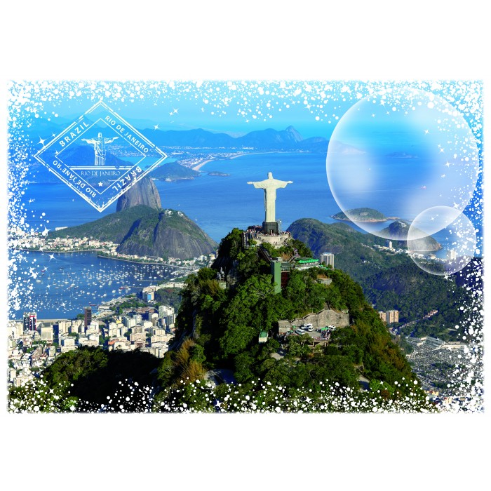 Puzzle  Grafika-F-33013 Travel around the World - Brasilien