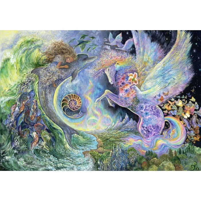 Puzzle  Grafika-F-33042 Josephine Wall - Magical Meeting