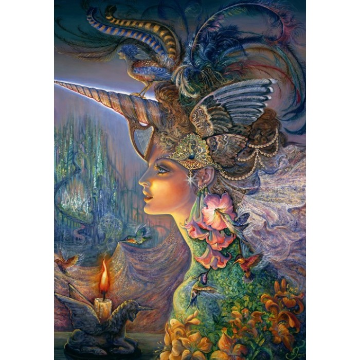 Puzzle  Grafika-F-33057 Josephine Wall - My Lady Unicorn