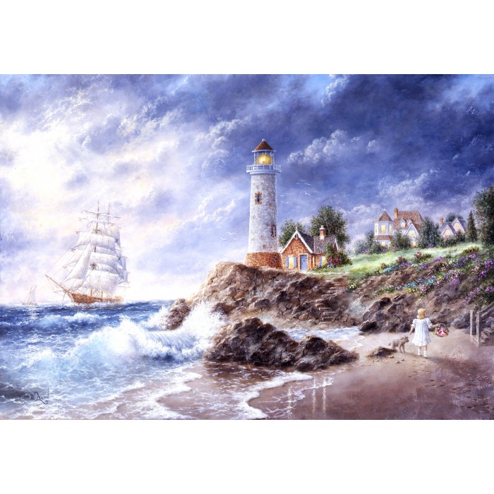 Puzzle  Grafika-F-33133 Dennis Lewan - Anchor Cove