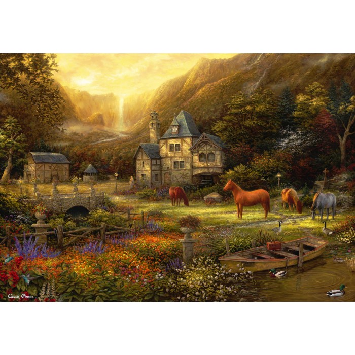 Puzzle  Grafika-F-33233 Chuck Pinson - The Golden Valley