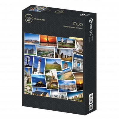 Puzzle Grafika-F-33399 Reise Durch Frankreich