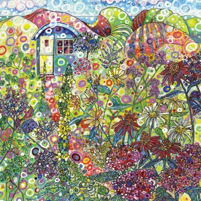 Puzzle Grafika-F-33632 The Blue Shepards Hut