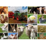 Puzzle  Grafika-T-00142 Collage - Bauernhoftiere