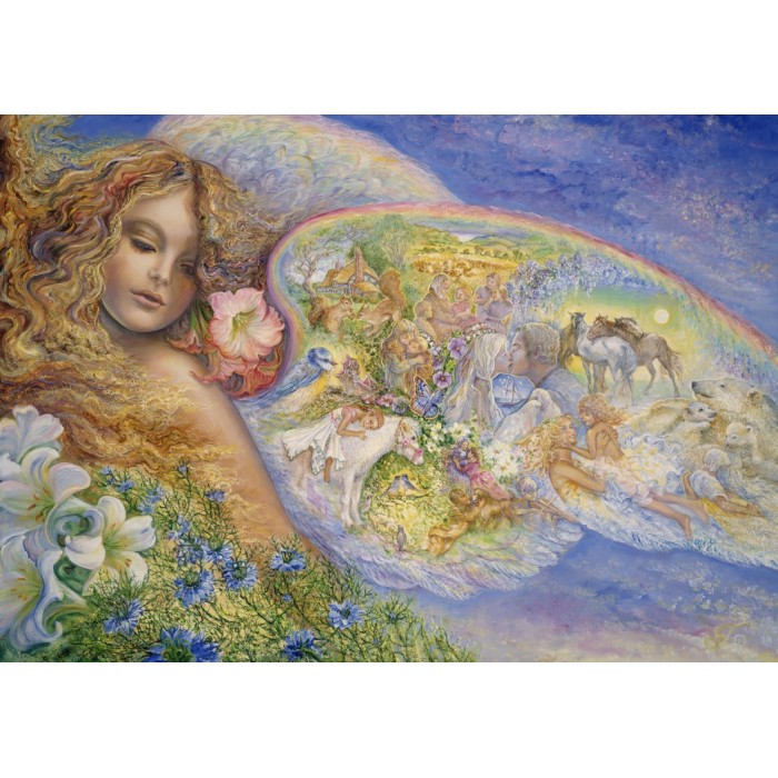 Puzzle  Grafika-T-00292 Josephine Wall - Wings of Love