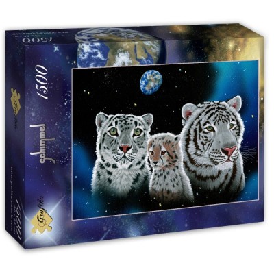 Puzzle Grafika-T-00418 Schim Schimmel - Gentle Family