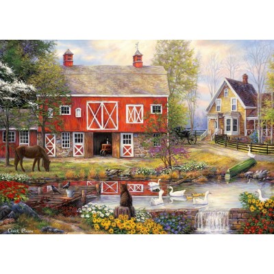 Puzzle Grafika-T-00761 Chuck Pinson - Reflections On Country Living
