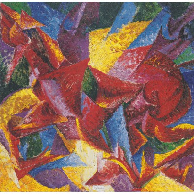 Puzzle Grafika-T-02220 Umberto Boccioni: Forme plastiche di un Cavallo, 1914