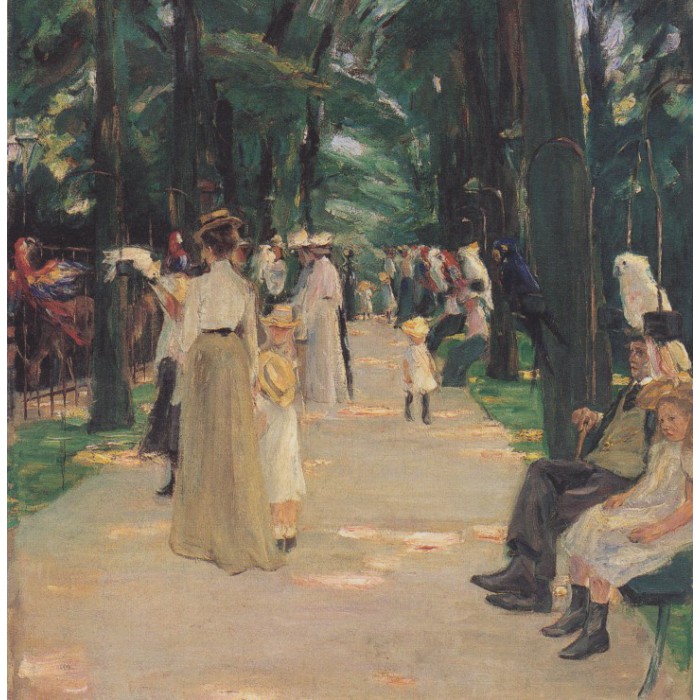 Puzzle Grafika-T-02240 Max Liebermann: Allée des Perroquets, 1902