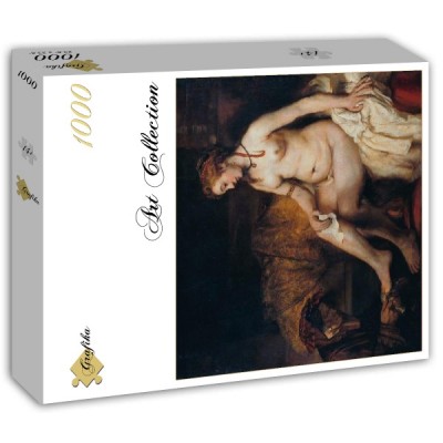 Puzzle Grafika-T-02341 Rembrandt - Bathsheba at Her Bath, 1654