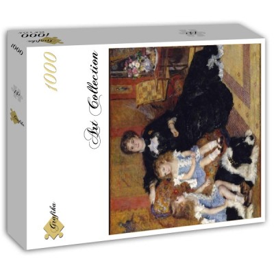 Puzzle Grafika-T-02380 Auguste Renoir - Frau Charpentier und ihre Kinder, 1878