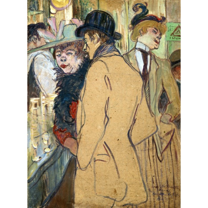 Puzzle   Henri de Toulouse-Lautrec: Alfred la Guigne, 1894