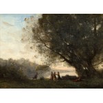 Puzzle   Jean-Baptiste-Camille Corot: Dance under the Trees at the Edge of the Lake, 1865-1870