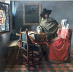Puzzle   Johannes Vermeer - The Glass of Wine, 1658-1660