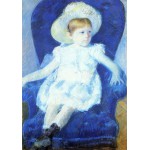 Puzzle   Mary Cassatt: Elsie sur un Canapé Bleu, 1880