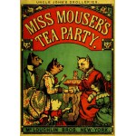 Puzzle   McLoughlin Bros: Miss Mouser's Tea Party , 1880