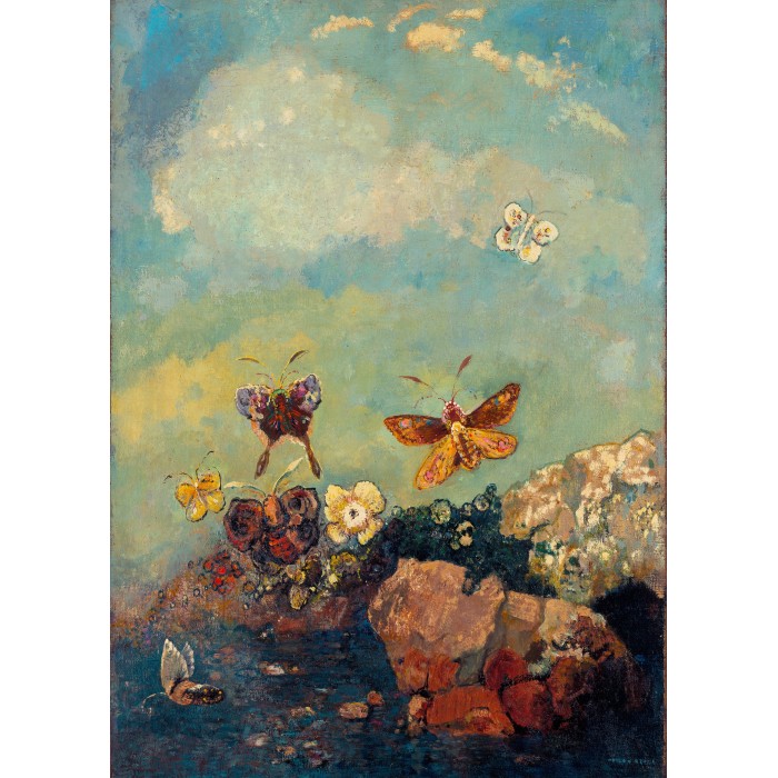 Puzzle   Odilon Redon - Schmetterlinge, 1910