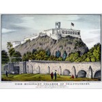Puzzle   Poster Currier & Ives: Military College of Chapultepec, 1847