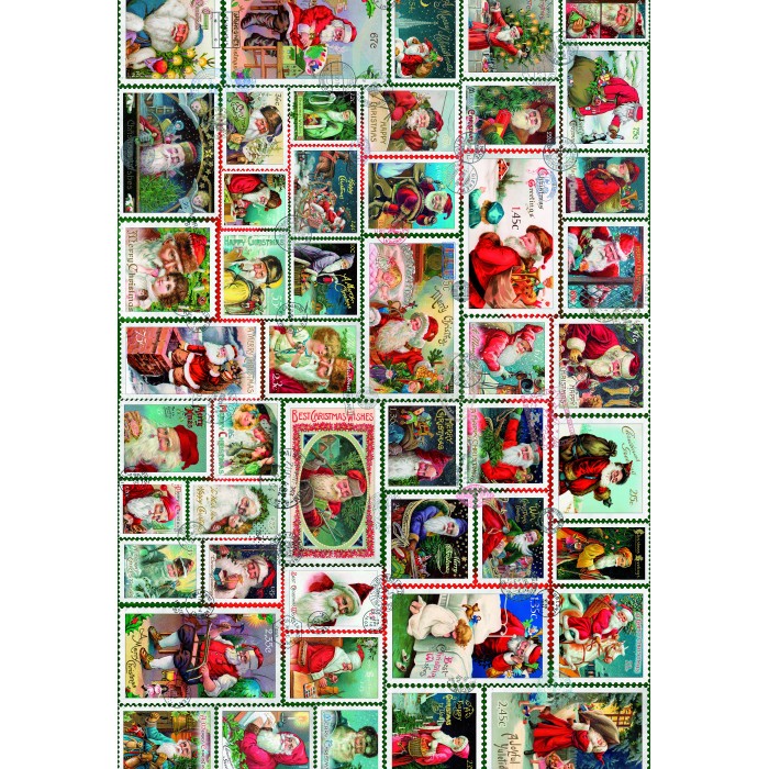 Puzzle   Santa Stamps