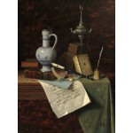 Puzzle   William Michael Harnett: My Gems, 1888