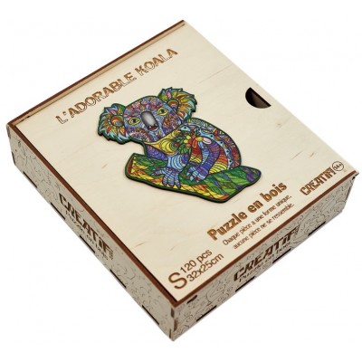Harmandi-Puzzle-90192 Holzpuzzle - Der Liebenswerte Koala