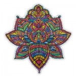  Harmandi-Puzzle-Creatif-90079 Holzpuzzle - Der Blühende Lotus