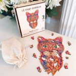   Holzpuzzle - Katze