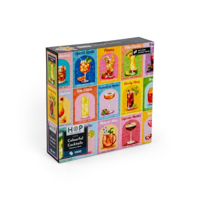 Puzzle House-Of-Puzzles-HP0700 Bunte Cocktails