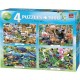 4 Puzzles - Animal World