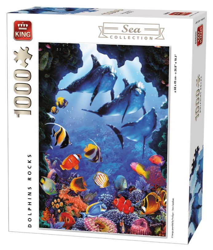 King Dolphins Puzzleteile Rock 1000 