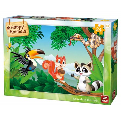 Puzzle King-Puzzle-05783 Animals in the Tree