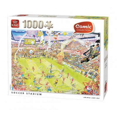 Puzzle King-Puzzle-85576-A Soccer Stadium