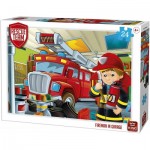 Puzzle   Rescue Team - Fireman in Garage