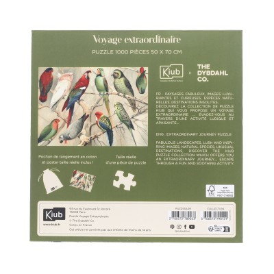 Puzzle Kiub-78903 Papageien