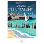Puzzle   Capitaine ILLE-ET-VILAINE - Saint-Malo