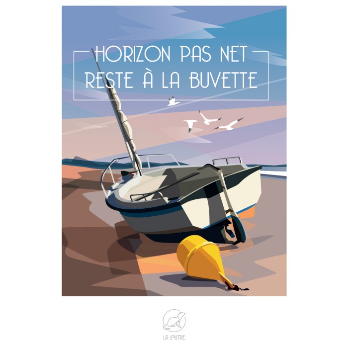 Puzzle  Puzzle-La-Loutre-8901 HORIZON pas net, reste à la buvette