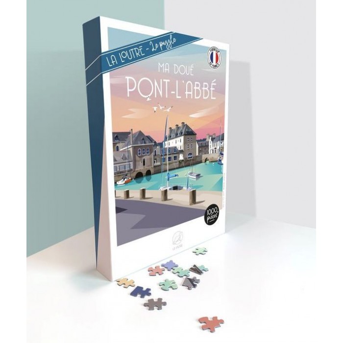 Puzzle  Puzzle-La-Loutre-9342 Mein liebes Pont l'Abbé