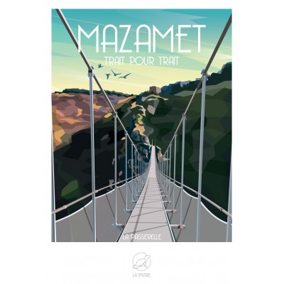 Puzzle Puzzle-La-Loutre-9854 MAZAMET TRAIT POUR TRAIT