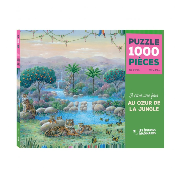 Puzzle  Les-Editions-Imaginaires-58306 Im Herzen des Dschungels