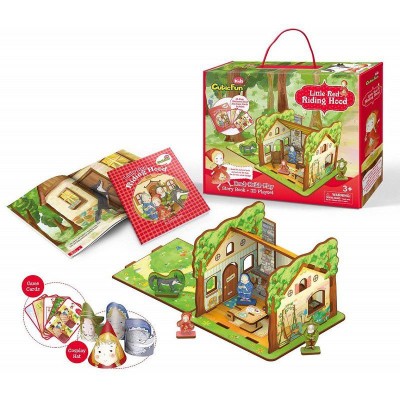 Cubic Fun 3D Puzzle - Little Red Riding Hood - Schwierigkeit: 2/8 35 Teile Puzzle Cubic-Fun-E1601h