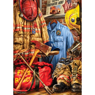 Master Pieces Dona Gelsinger: Fire and Rescue 1000 Teile Puzzle Master-Pieces-71511