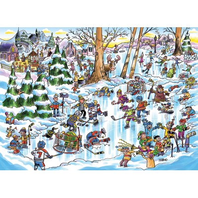 Cobble Hill Hockeystadt (Familie) 350 Teile Puzzle Cobble-Hill-47032