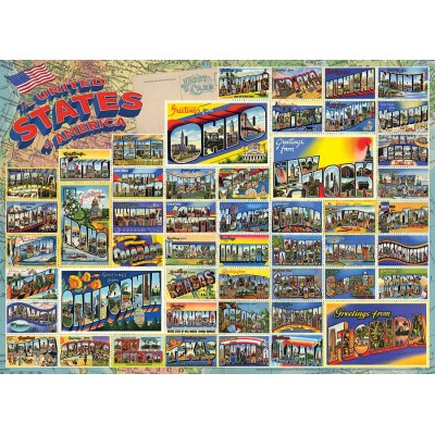 Cobble Hill Vintage American Postcards 1000 Teile Puzzle Cobble-Hill-40115
