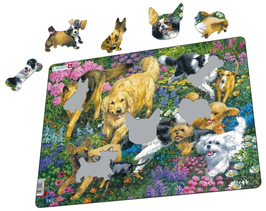 Vorschaubild von Rahmenpuzzle - Hunde Vorschaubild von Rahmenpuzzle - Hunde