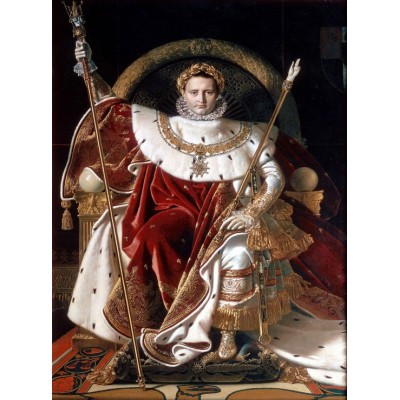 Grafika Jean-Auguste-Dominique Ingres: Napoléon on the Imperial Throne, 1806 2000 Teile Puzzle Grafika-F-30633