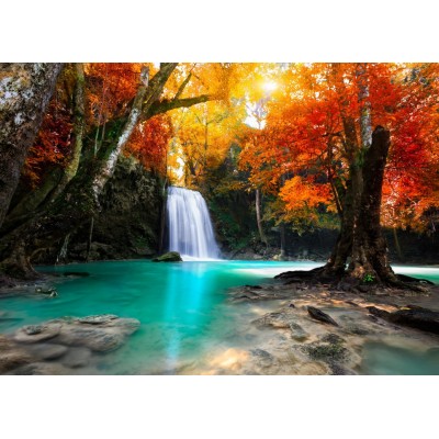 Grafika Deep Forest Waterfall 500 Teile Puzzle Grafika-F-32291