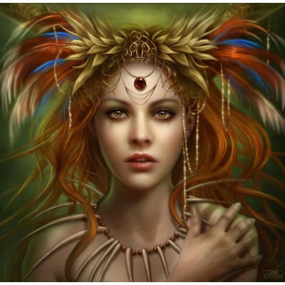 Grafika Tribal Goddess 1000 Teile Puzzle Grafika-F-33464