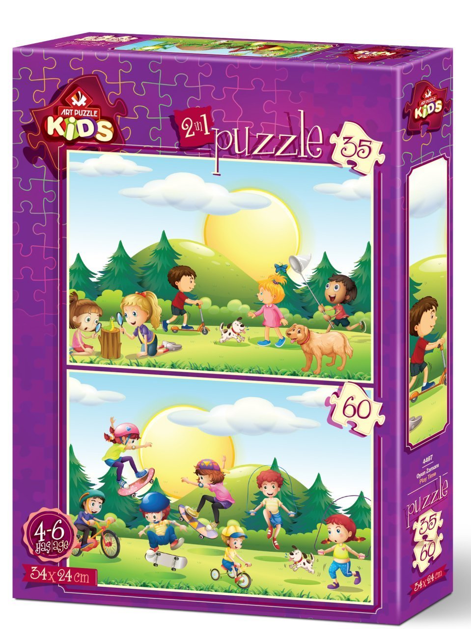 Art Puzzle 2 Puzzles - Kids 35 Teile Puzzle Art-Puzzle-4497 Art Puzzle 2 Puzzles - Kids 35 Teile Puzzle Art-Puzzle-4497